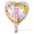 Te am globo de cumpleaños español Mama Foil Helium Ballon Ballon Day Glolesalers Mayoristas